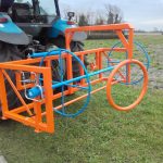 trekker met folie afwikkellaar